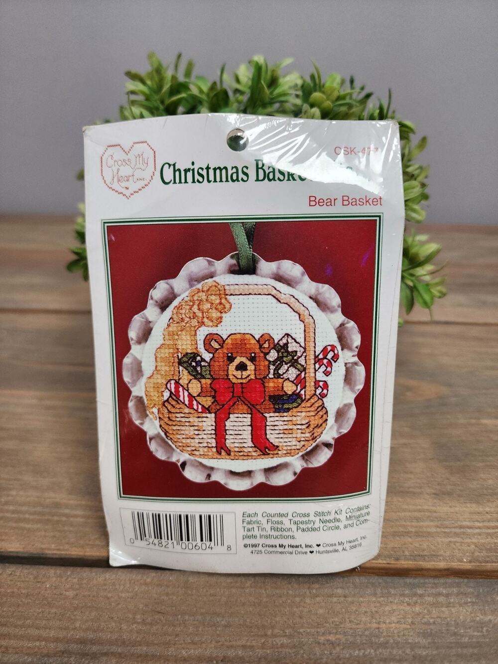 Cross My Heart Bear Basket Kit CSK477